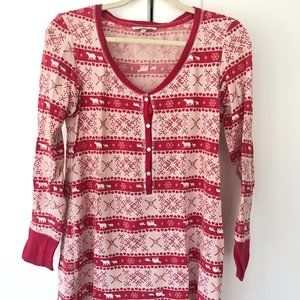 Victoria's Secret Fair Isle Thermal Sleep Dress